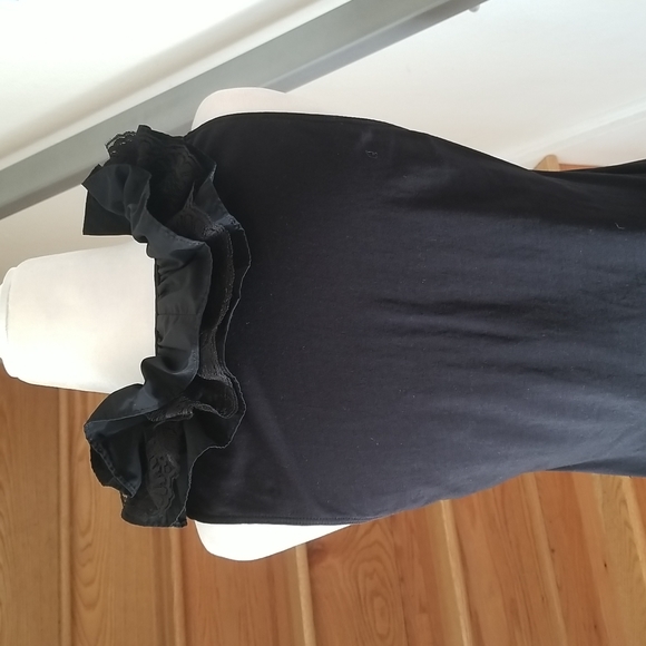 Cabi Black Ruffle Tank - Picture 5 of 7